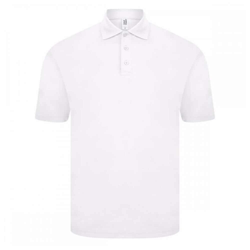 Casual Classics Mens Original Tech Pique Polo Shirt / White